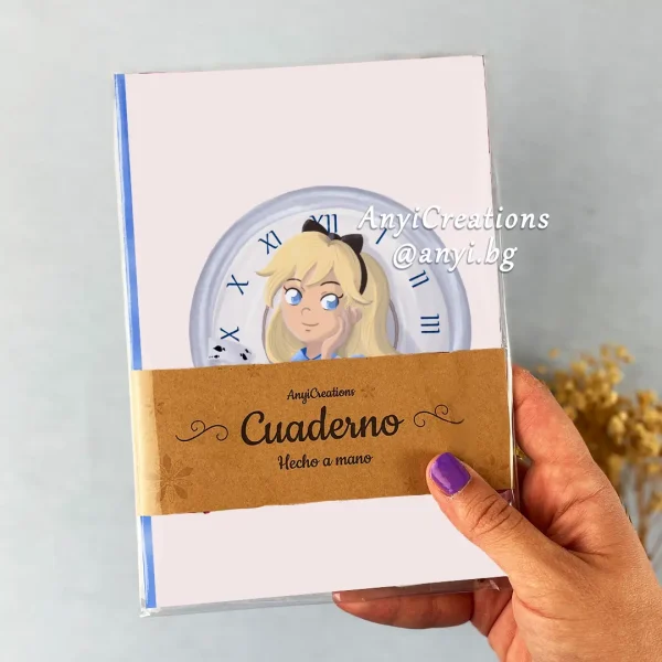 Cuaderno de Alicia en el País de las Maravillas