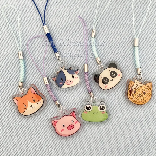 Llaveros pequeños animales kawaii