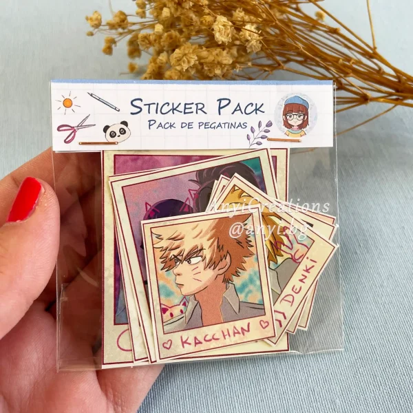 Pack de pegatinas de My Hero academia - Fanart