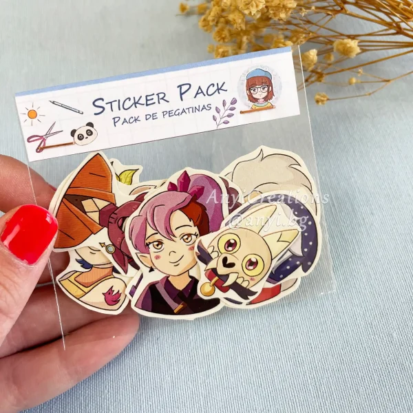 Pack de pegatinas de Casa Búho - Fanart