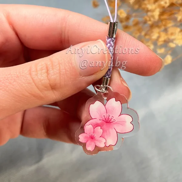 Llaveros pequeños Japón - Flor de Sakura