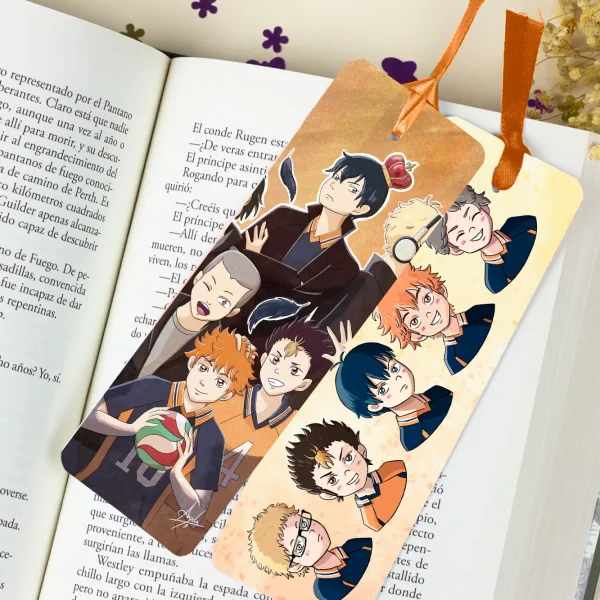 Marcapáginas Haikyuu - Fanart