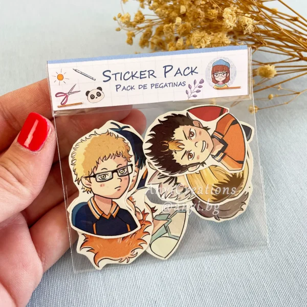 Pack de pegatinas de Haikyuu - Fanart