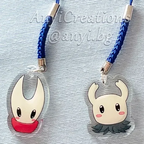 Llaveros pequeños Hollow Knight - Fanart