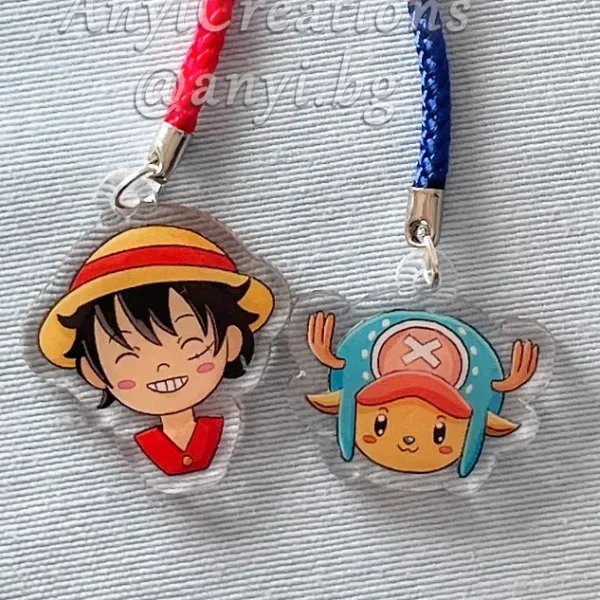 Llaveros pequeños One piece - Fanart