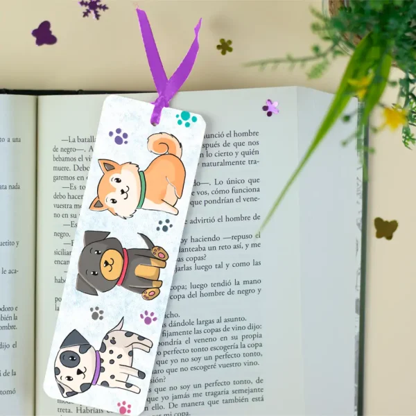 Marcapáginas de perros