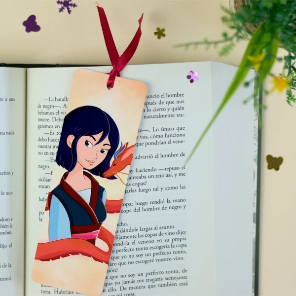 Marcapáginas de Mulán - Fanart