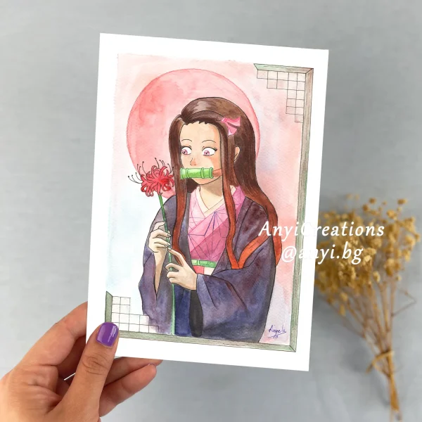Lámina de Nezuko - Kimetsu no Yaiba - Fanart