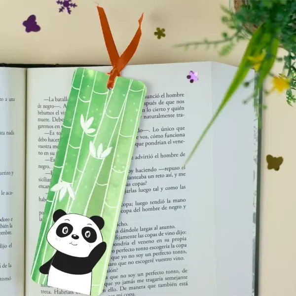 Marcapáginas de Oso Panda