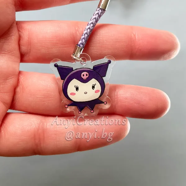 Llaveros pequeños Sanrio - Fanart - Kuromi