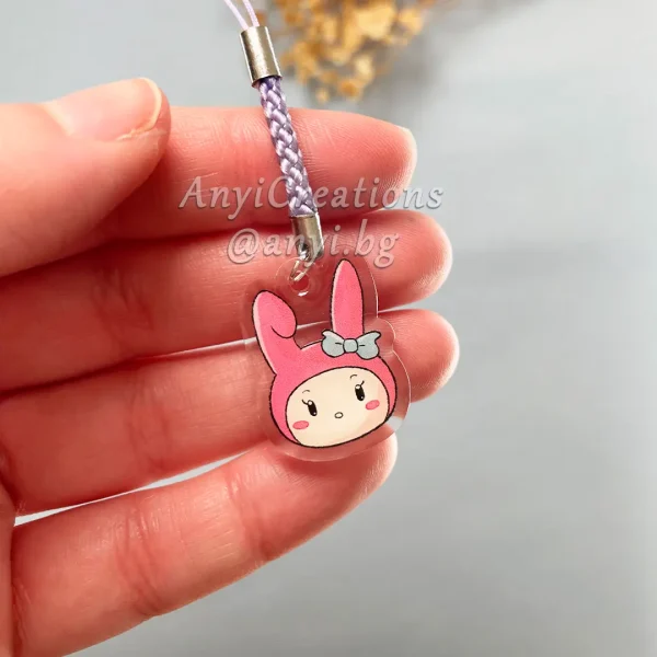 Llaveros pequeños Sanrio - Fanart - My Melody