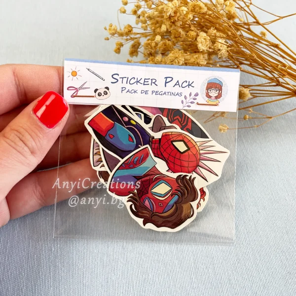 Pack de pegatinas de Spiderman - Fanart