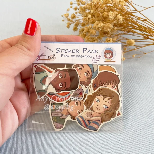 Pack de pegatinas de Stranger Things - Fanart