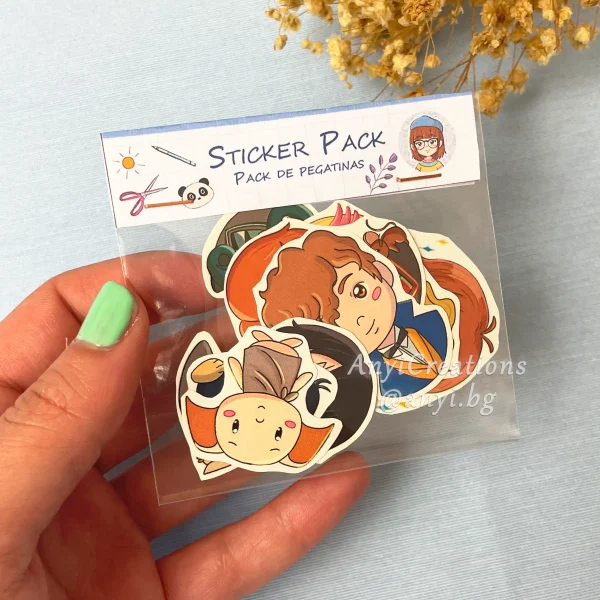 Pack de pegatinas de Harry Potter kawaii - Fanart
