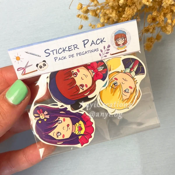 Pack de pegatinas de Oshi no ko kawaii - Fanart