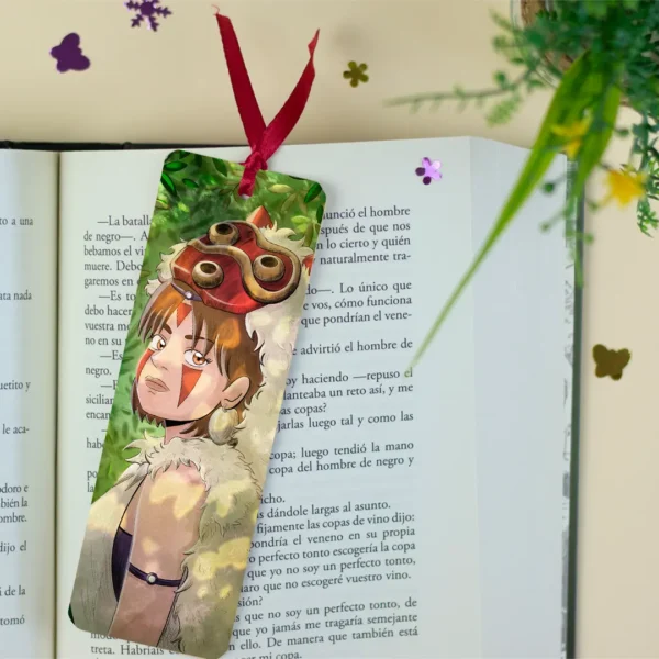Marcapáginas Mononoke Hime - Fanart Ghibli