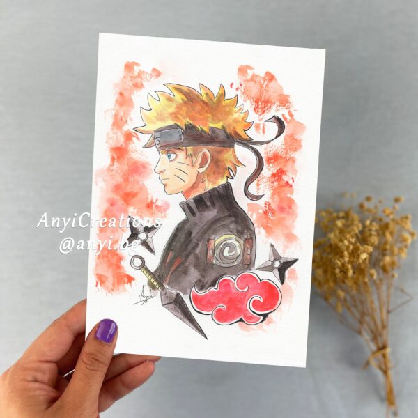 Lámina Naruto acuarela - Fanart